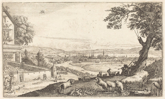 Spring by Conrad Meyer (Swiss, 1618 - 1689), 16X12"(A3)Poster Print