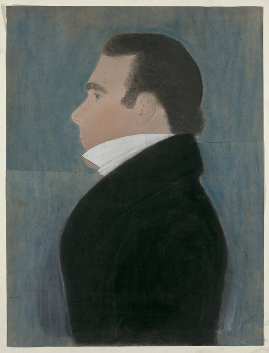 Mr. William Waters by Ruth Henshaw Bascom (American, 1772 - 1848), 16X12"(A3)Poster Print