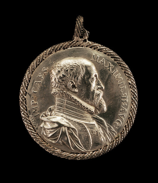 Maximilian II, 1527-1576, Holy Roman Emperor 1564 [obverse] by Antonio Abondio (Italian, 1538 - 1591), 16X12"(A3)Poster Print