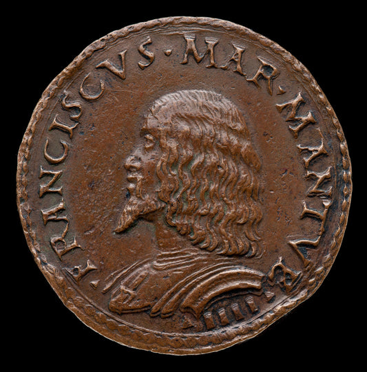 Francesco II Gonzaga, 1466-1519, 4th Marquess of Mantua 1484 [obverse] by Gian Marco Cavalli (Mantuan, before 1454 - in or after 1508), 16X12"(A3)Poster Print