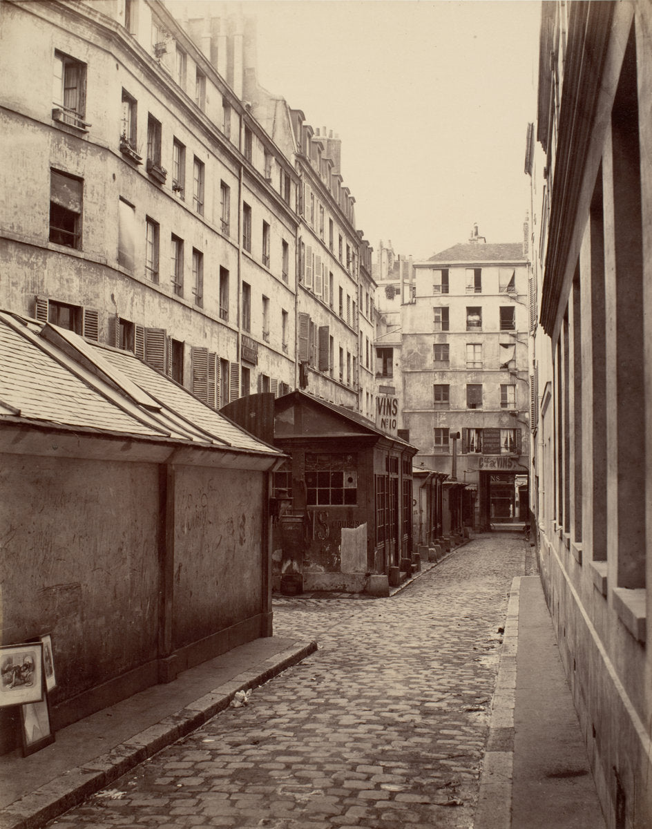Passage des Deux-Soeurs de la rue Lafayette by Charles Marville (French, 1813 - 1879), 16X12"(A3)Poster Print