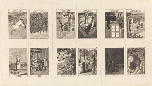 Illustrations to Fables & Tales by Gellert, Gleim, Hagedorn, Lichtwer and Pfeffel by Daniel Nikolaus Chodowiecki (German, 1726 - 1801), 16X12"(A3)Poster Print