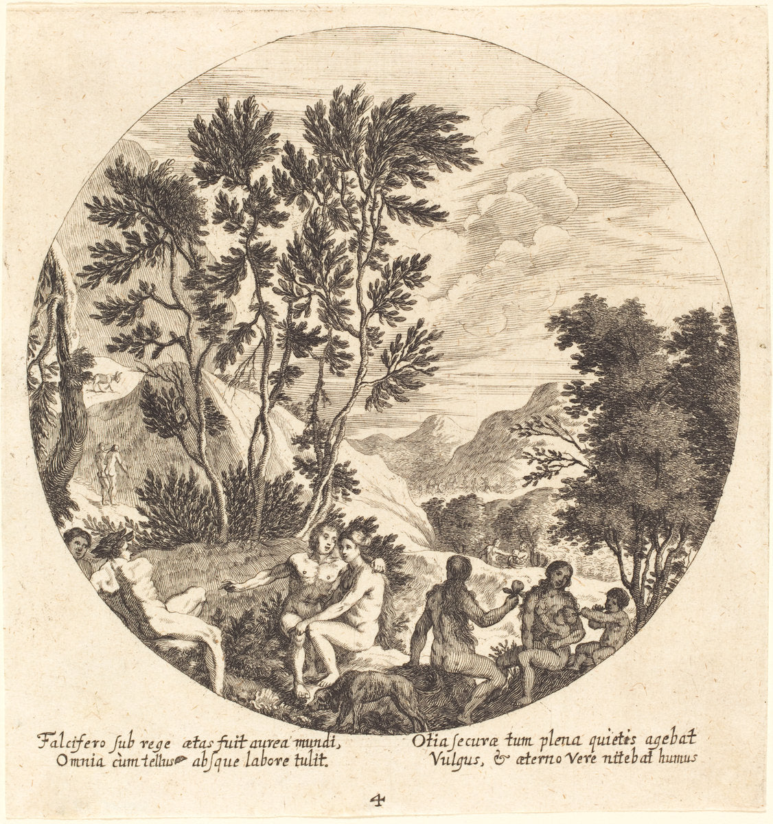 The Golden Age by Georg Andreas Wolfgang, the Elder (German, 1631 - 1716), 16X12"(A3)Poster Print