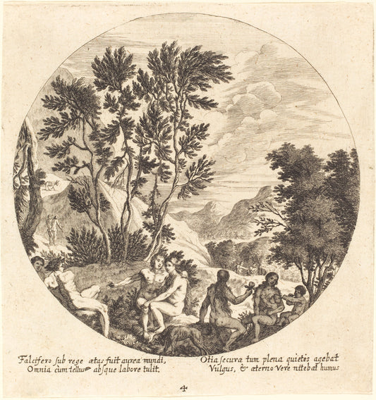 The Golden Age by Georg Andreas Wolfgang, the Elder (German, 1631 - 1716), 16X12"(A3)Poster Print