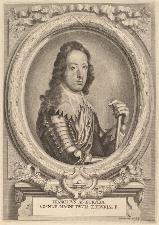 Cosimo II, Grand Duke of Tuscany by Adriaen Haelwegh (Dutch, 1637 - after 1696), 16X12"(A3)Poster Print