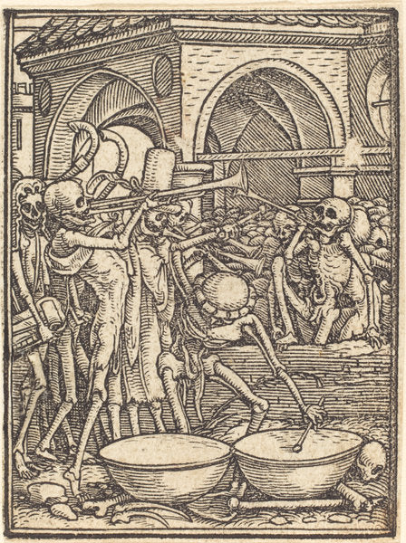 End of Mankind by Hans Holbein the Younger (German, 1497/1498 - 1543), 16X12"(A3)Poster Print