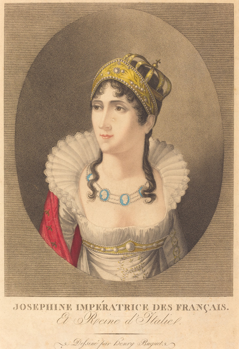 The Empress Josephine by Henry Buquet (French, active probably 18th century), 16X12"(A3)Poster Print