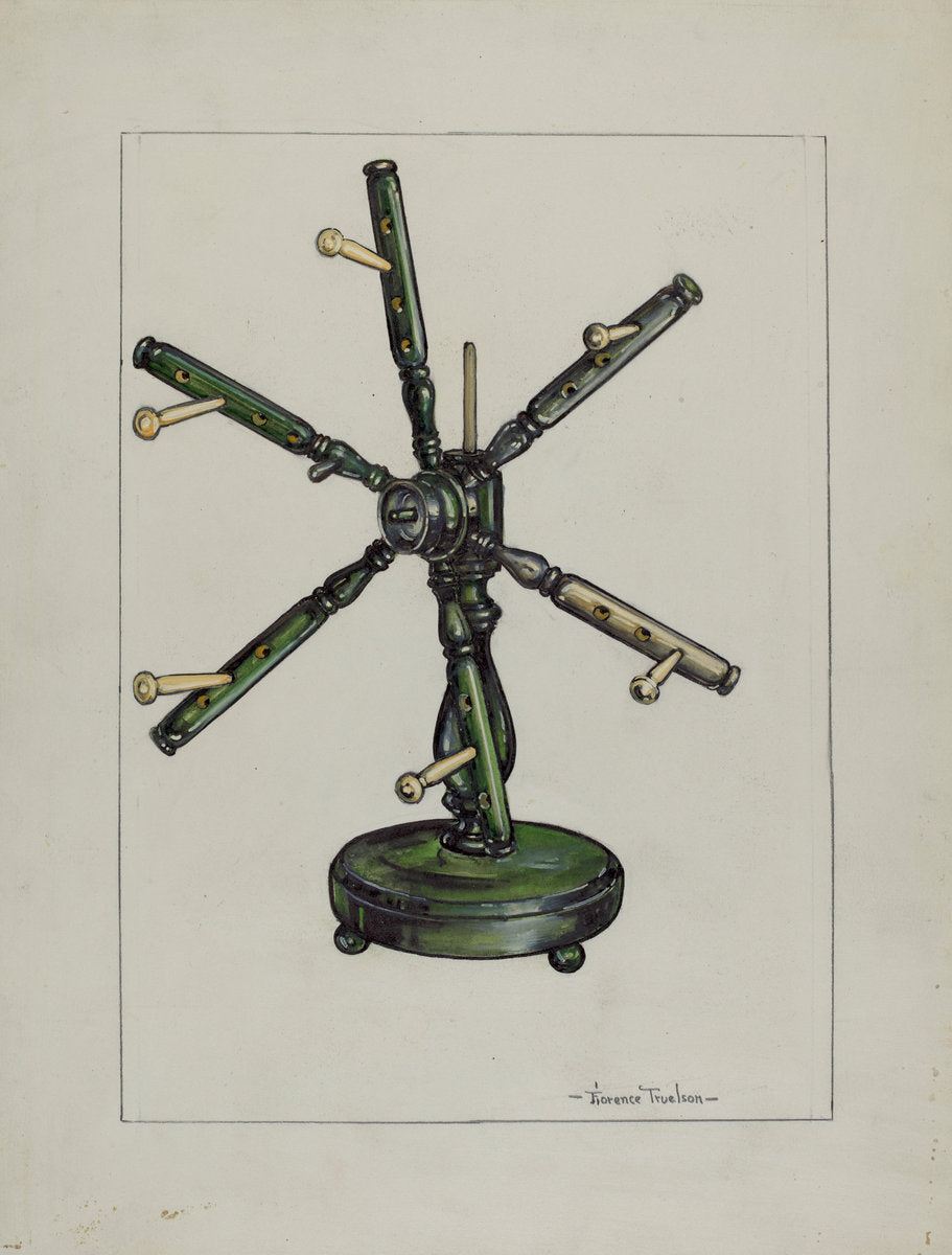 Reel by Florence Truelson (American, 1901 - 1959), 16X12"(A3)Poster Print
