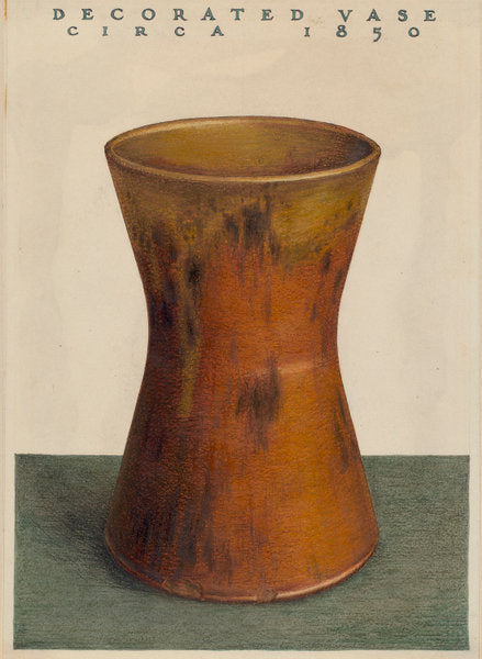 Vase by John Matulis (American, 1910 - 2000), 16X12"(A3)Poster Print