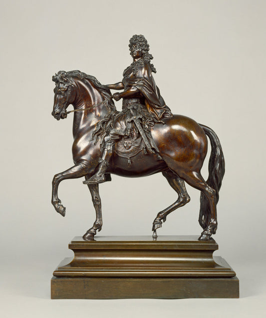 model c. 1683/1699, cast c. 1699 by after Martin Desjardins (Louis XIV), 16X12"(A3)Poster Print