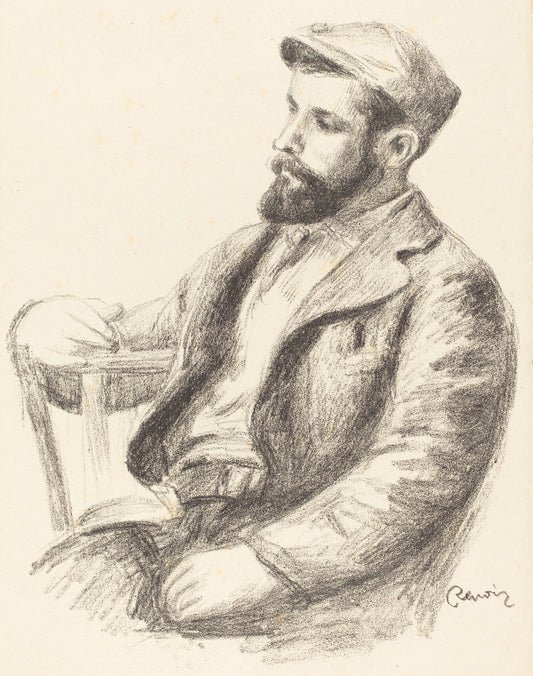 Louis Valtat by Auguste Renoir (French, 1841 - 1919), 16X12"(A3)Poster Print