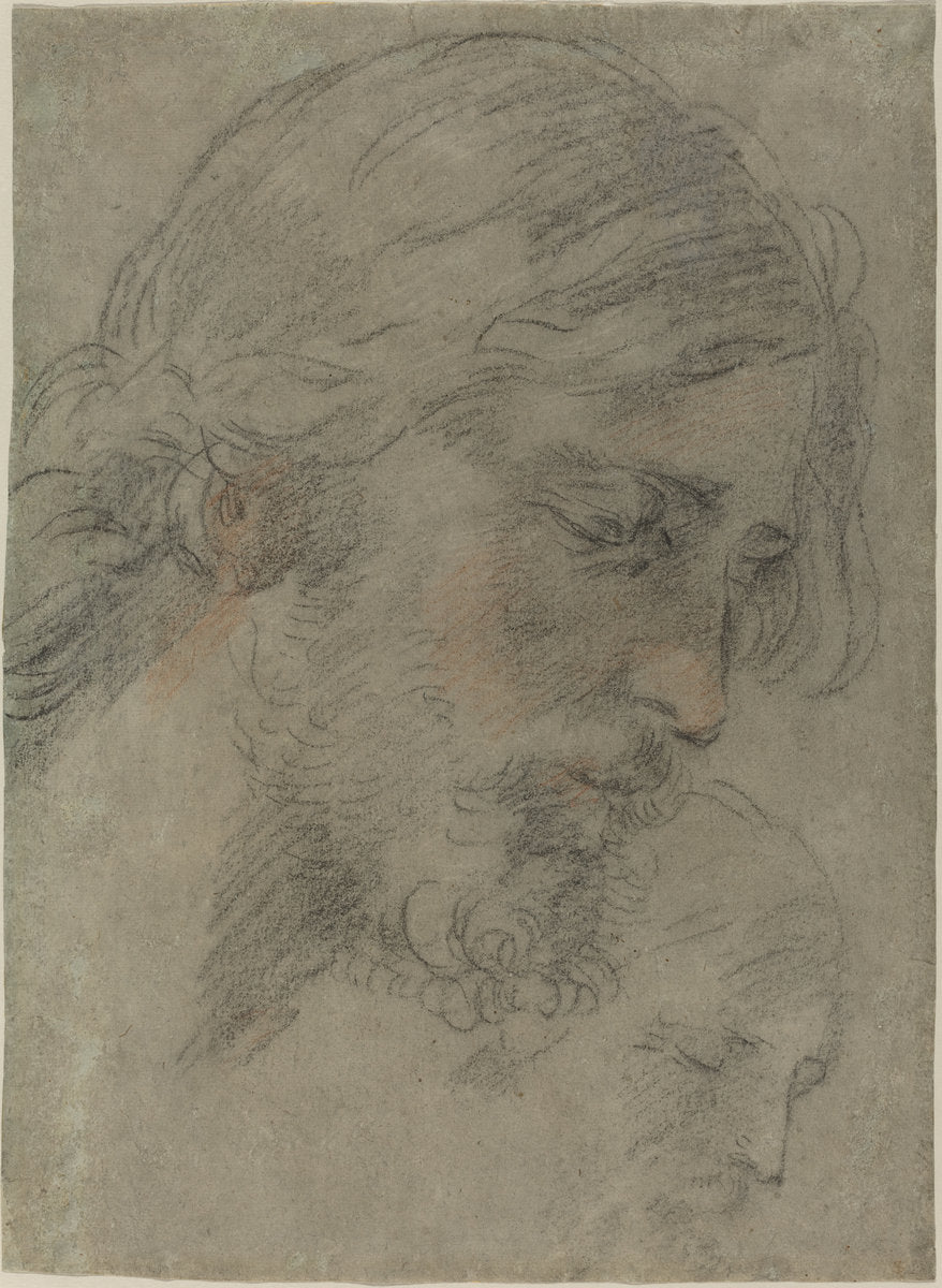 The Head of Christ by Guido Reni (Bolognese, 1575 - 1642), 16X12"(A3)Poster Print