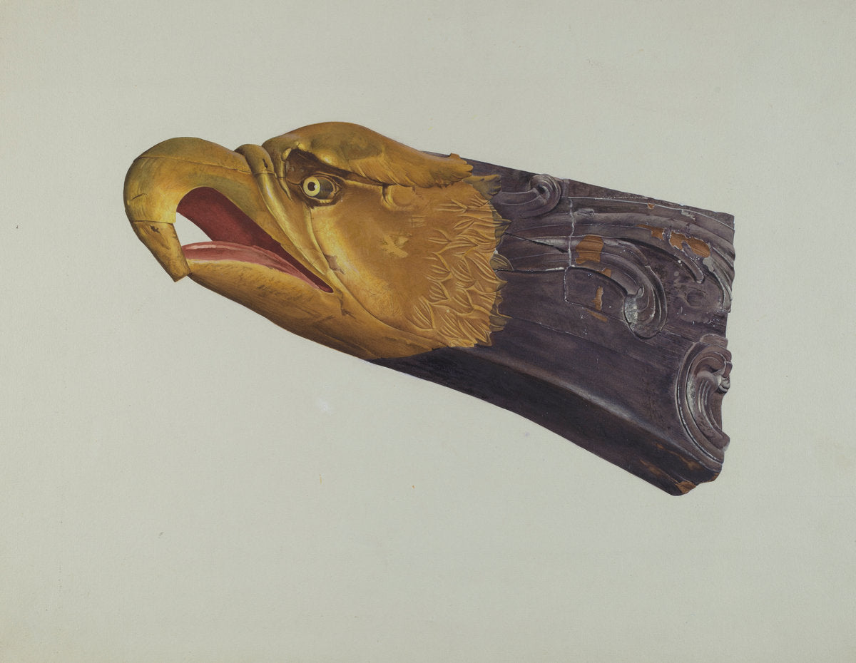 Eagle by Frances Cohen (American, active c. 1935), 16X12"(A3)Poster Print