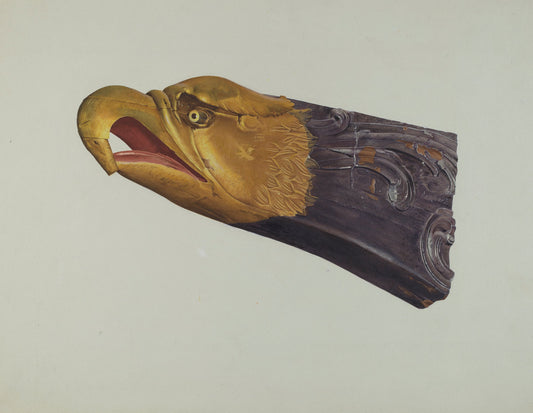 Eagle by Frances Cohen (American, active c. 1935), 16X12"(A3)Poster Print