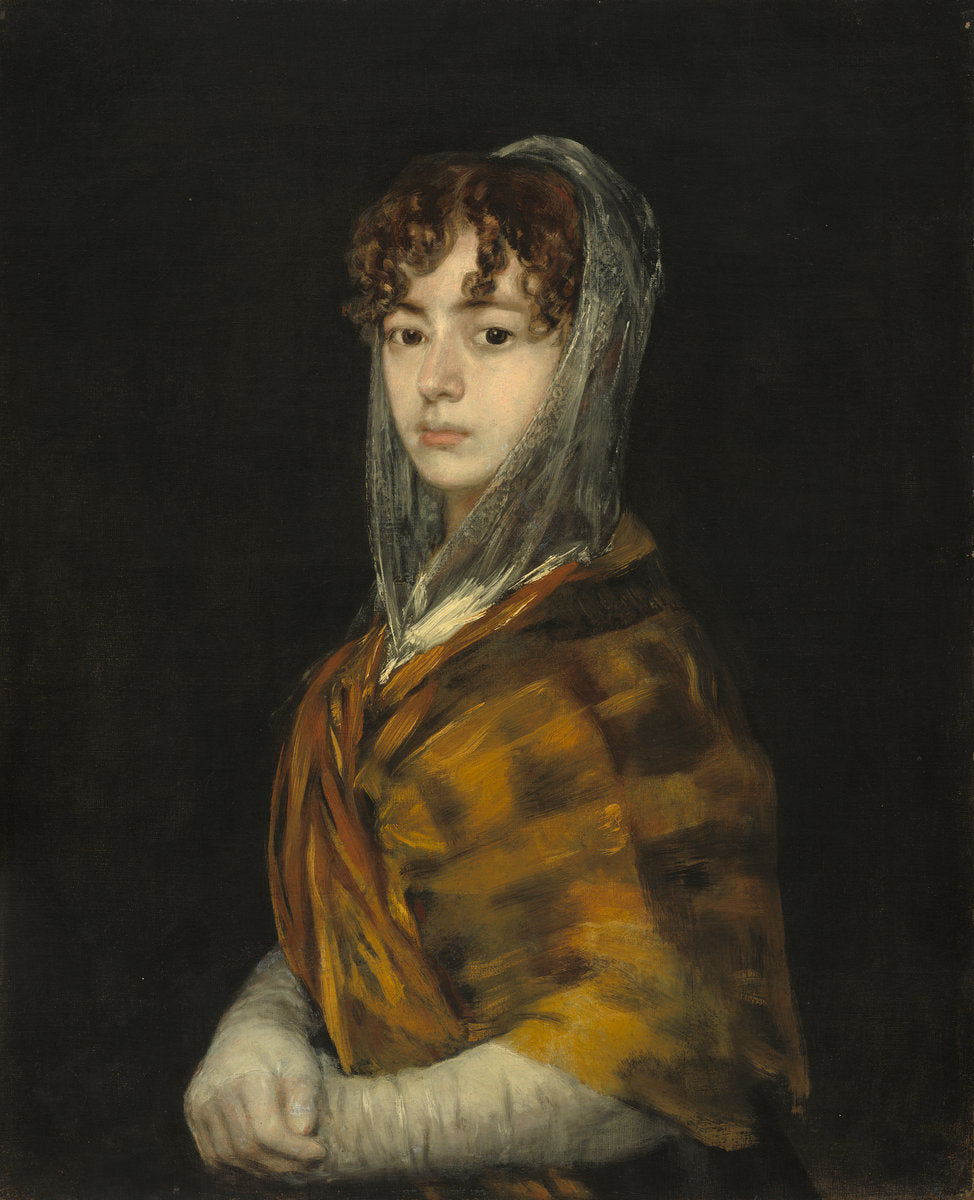 Señora Sabasa Garcia by Francisco de Goya (Spanish, 1746 - 1828), 16X12"(A3)Poster Print