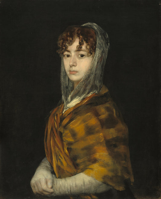 Señora Sabasa Garcia by Francisco de Goya (Spanish, 1746 - 1828), 16X12"(A3)Poster Print