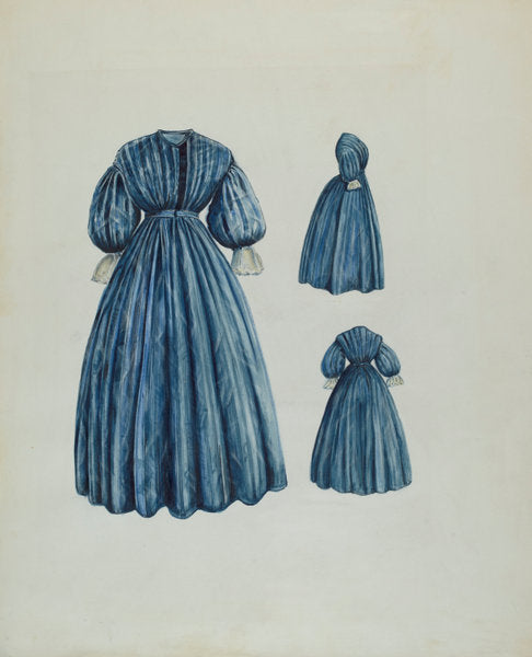 Dress by Al Curry (American, active c. 1935), 16X12"(A3)Poster Print