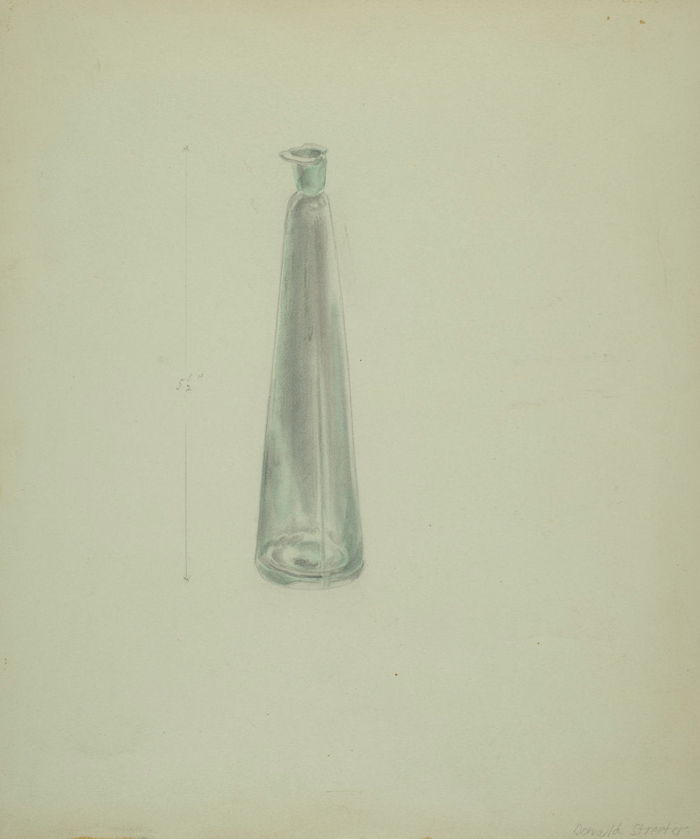 Medicine Bottle by Donald Streeter (American, active c. 1935), 16X12"(A3)Poster Print