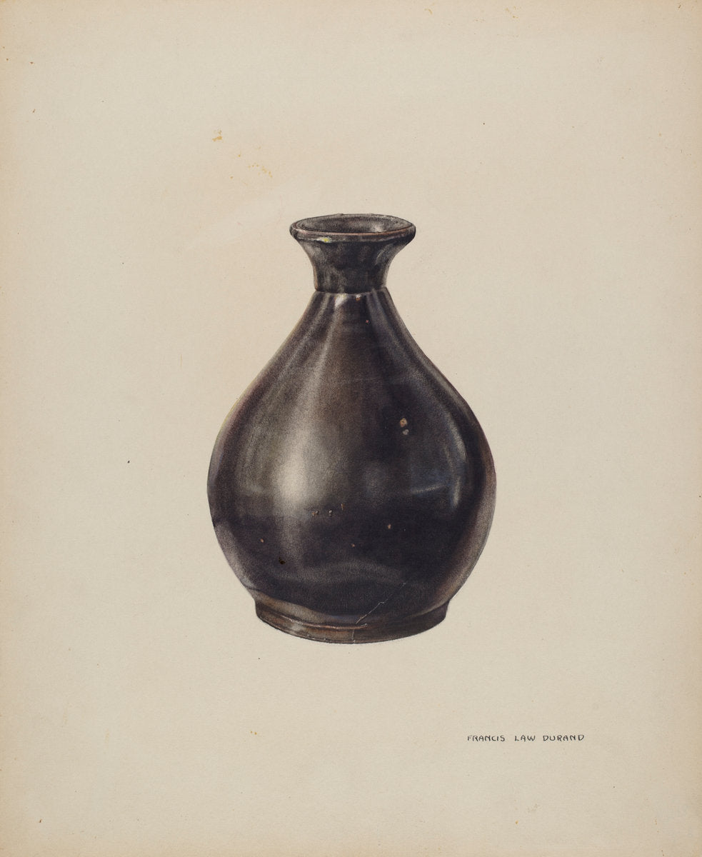 Flower Vase by Francis Law Durand (American, active c. 1935), 16X12"(A3)Poster Print