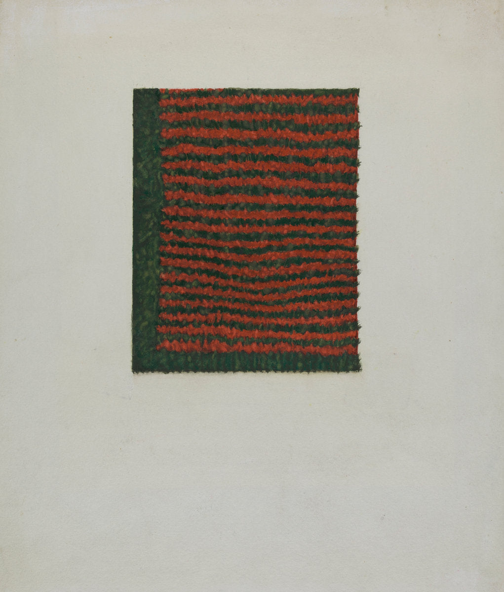 Shaker Textile by Helen E. Gilman (American, born 1913), 16X12"(A3)Poster Print