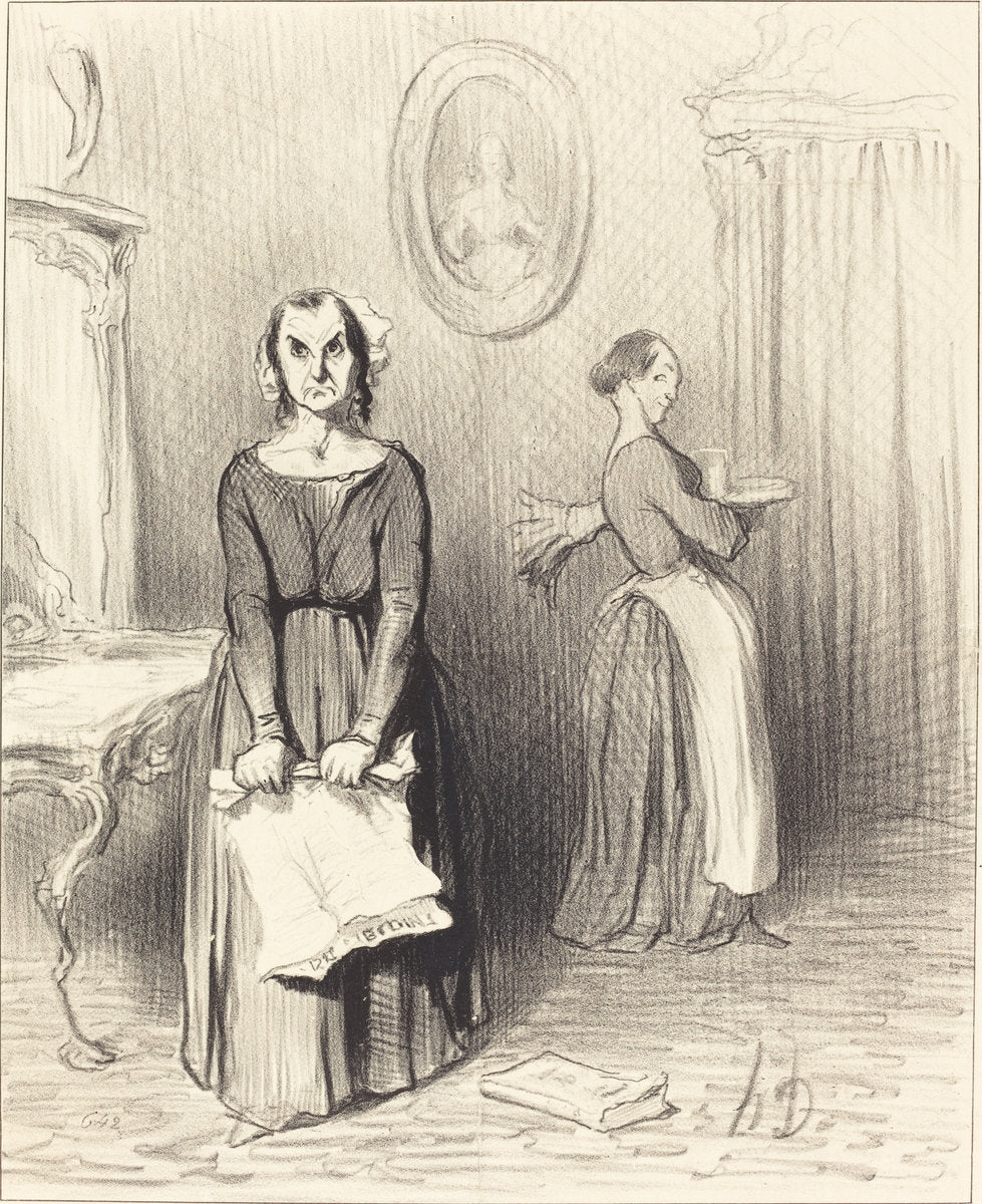 Ce Journal trouve mon ouvrage pitoyable... by Honoré Daumier (French, 1808 - 1879), 16X12"(A3)Poster Print