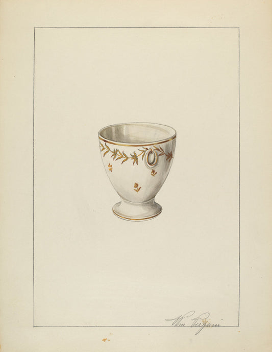 Egg Cup by William Vergani (American, active c. 1935), 16X12"(A3)Poster Print