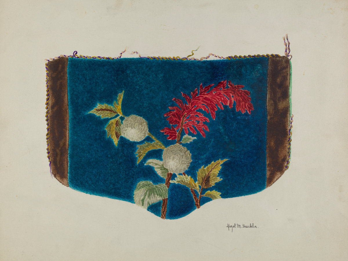 Fireplace Screen by Hazel Sheckler (American, active c. 1935), 16X12"(A3)Poster Print