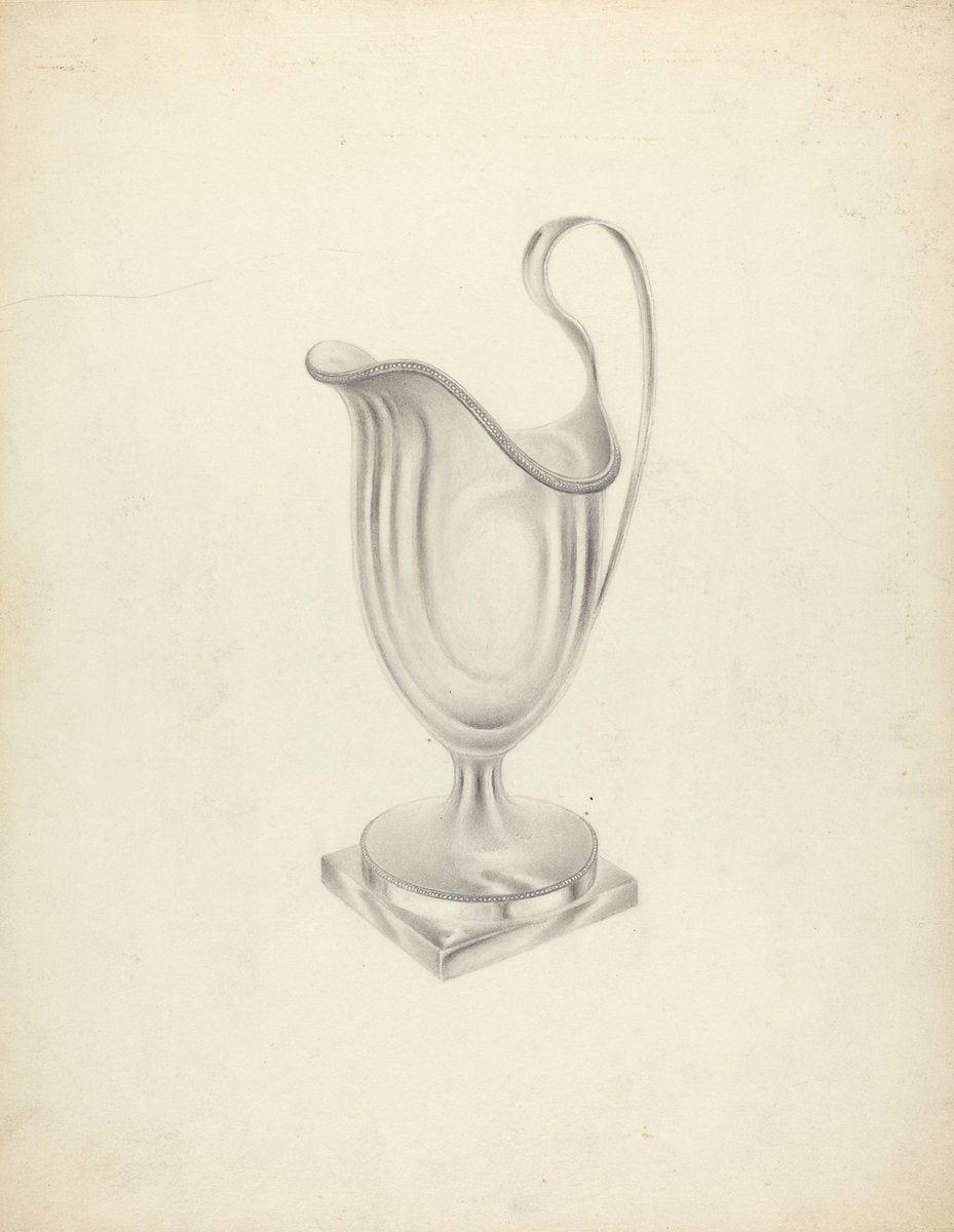 1935/1942 by American 20th Century (Silver Pitcher), 16X12"(A3)Poster Print