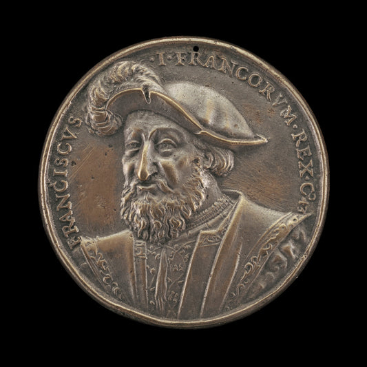 François I, 1494-1547, King of France 1515 [obverse] by Ludwig Neufahrer (Austrian, c. 1500 - 1563), 16X12"(A3)Poster Print