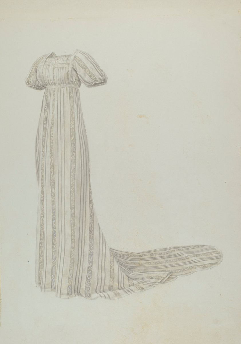 Dress by Henry De Wolfe (American, active c. 1935), 16X12"(A3)Poster Print