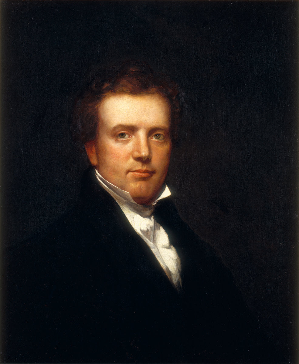 Self-Portrait by Chester Harding (American, 1792 - 1866), 16X12"(A3)Poster Print