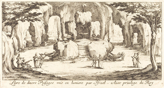 1635 or after by after Jacques Callot (Subtitle for "Various Landscapes"), 16X12"(A3)Poster Print