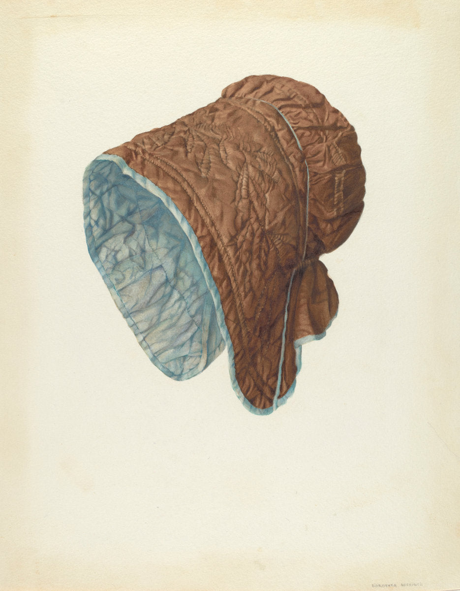 Child's Bonnet by Dorothea Mierisch (American, active c. 1935), 16X12"(A3)Poster Print