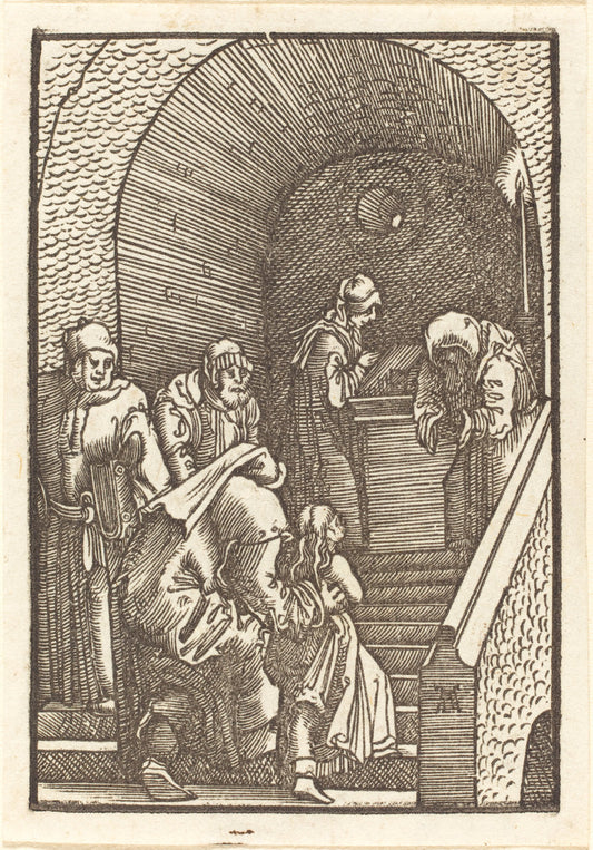 Presentation of the Virgin by Albrecht Altdorfer (German, 1480 or before - 1538), 16X12"(A3)Poster Print