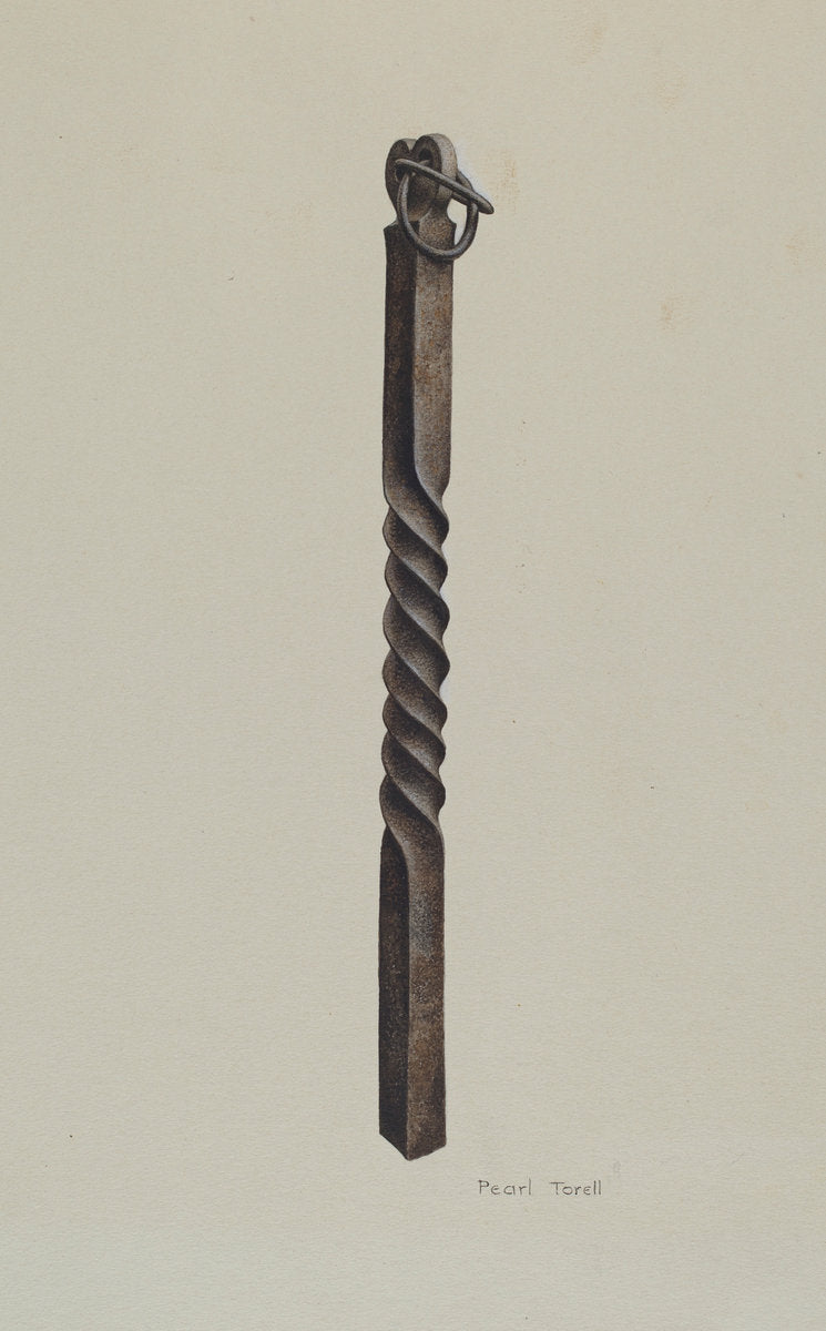 Hitching Post by Pearl Torell (American, active c. 1935), 16X12"(A3)Poster Print