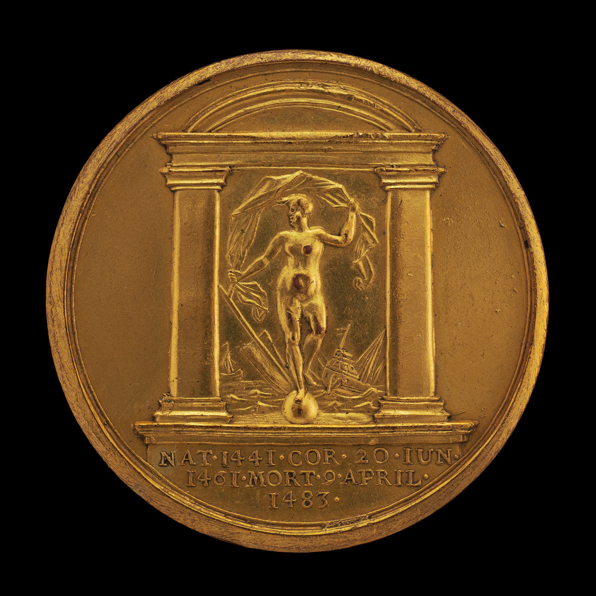 Fortune Triumphant [reverse] by Jean Dassier (Swiss, 1676 - 1763), 16X12"(A3)Poster Print
