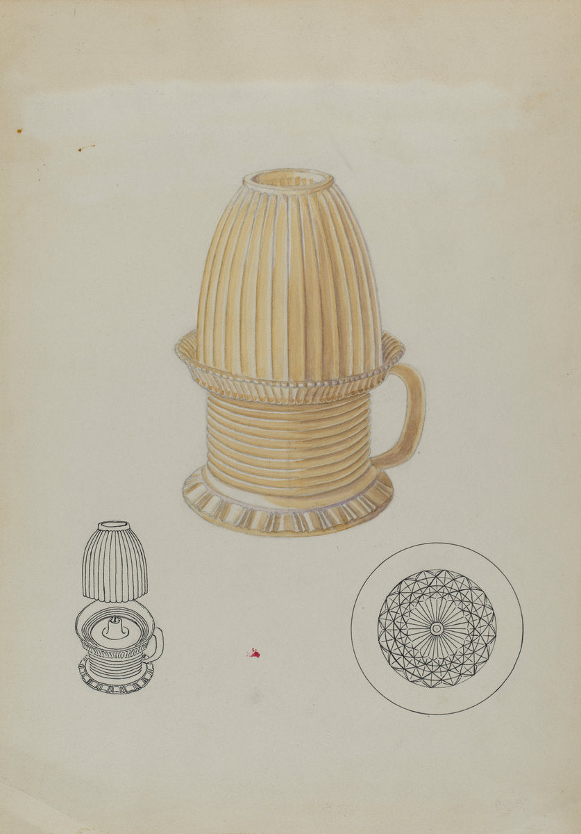 Night Lamp by Dorothy Posten (American, active c. 1935), 16X12"(A3)Poster Print