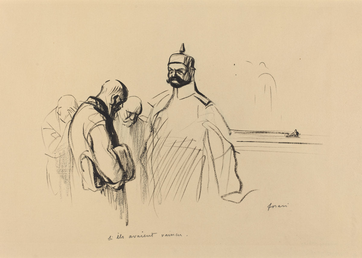 Si ils avaient vaincu by Jean-Louis Forain (French, 1852 - 1931), 16X12"(A3)Poster Print