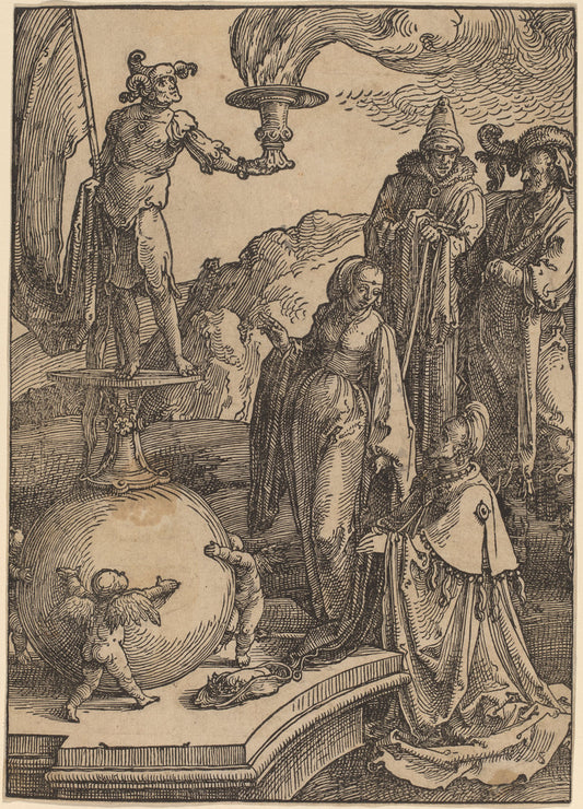 Solomon's Idolatry by Lucas van Leyden (Netherlandish, 1489/1494 - 1533), 16X12"(A3)Poster Print