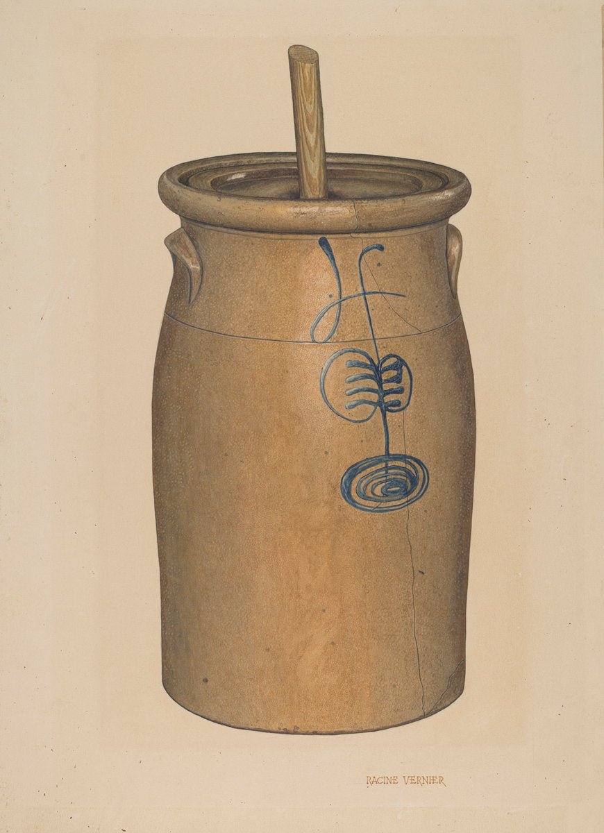 Churn by Racine Vernier (American, active c. 1935), 16X12"(A3)Poster Print