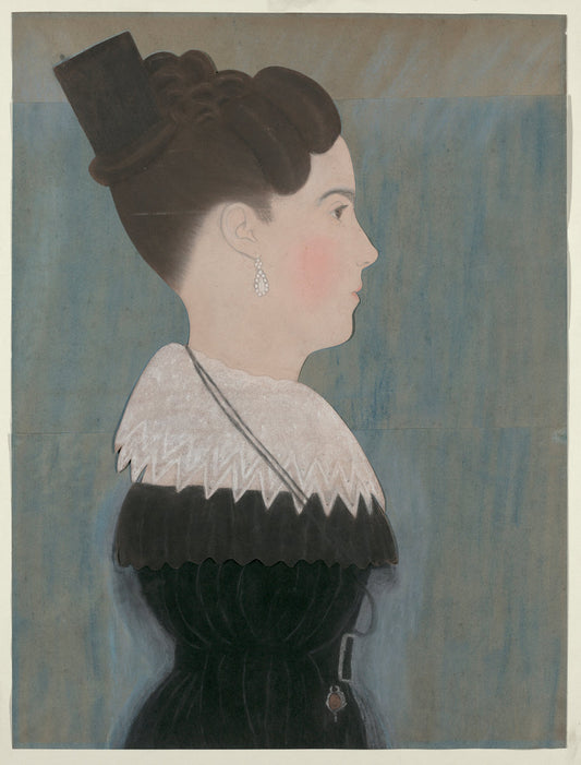 Mrs. William Waters by Ruth Henshaw Bascom (American, 1772 - 1848), 16X12"(A3)Poster Print