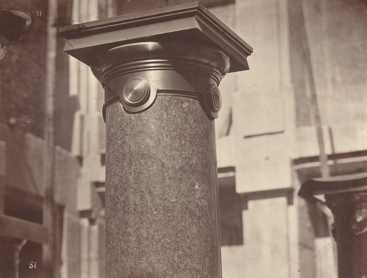 Rostral Column by Louis-Émile Durandelle (French, 1839 - 1917), 16X12"(A3)Poster Print
