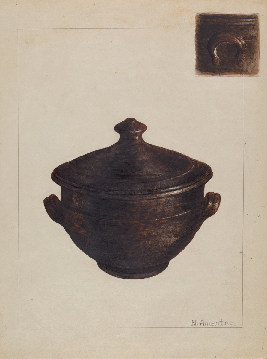 Sugar Bowl by Nicholas Amantea (American, 1900 - 1978), 16X12"(A3)Poster Print