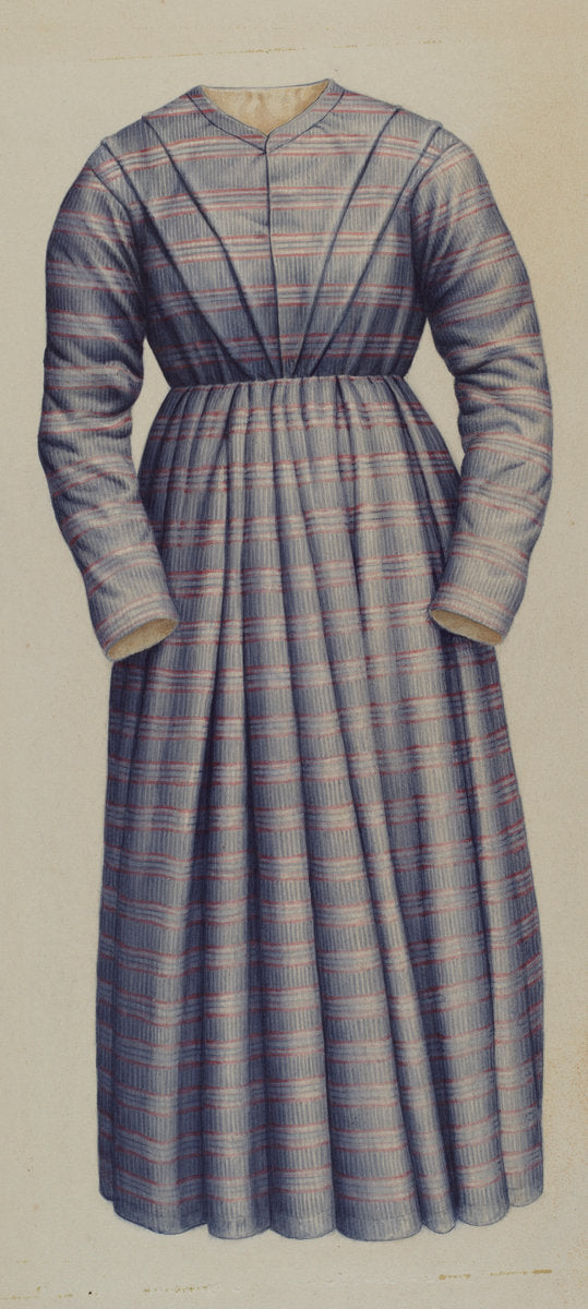 Dress by Edward Bashaw (American, active c. 1935), 16X12"(A3)Poster Print