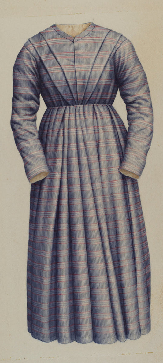 Dress by Edward Bashaw (American, active c. 1935), 16X12"(A3)Poster Print