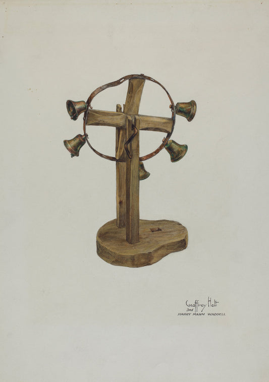 Altar Chimes by Geoffrey Holt and Harry Mann Waddell (American, active c. 1935), 16X12"(A3)Poster Print