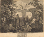 The Pool of Bethesda by Simon Francois Ravenet I and Victor Marie Picot after William Hogarth (French, 1744 - 1802), 16X12"(A3)Poster Print