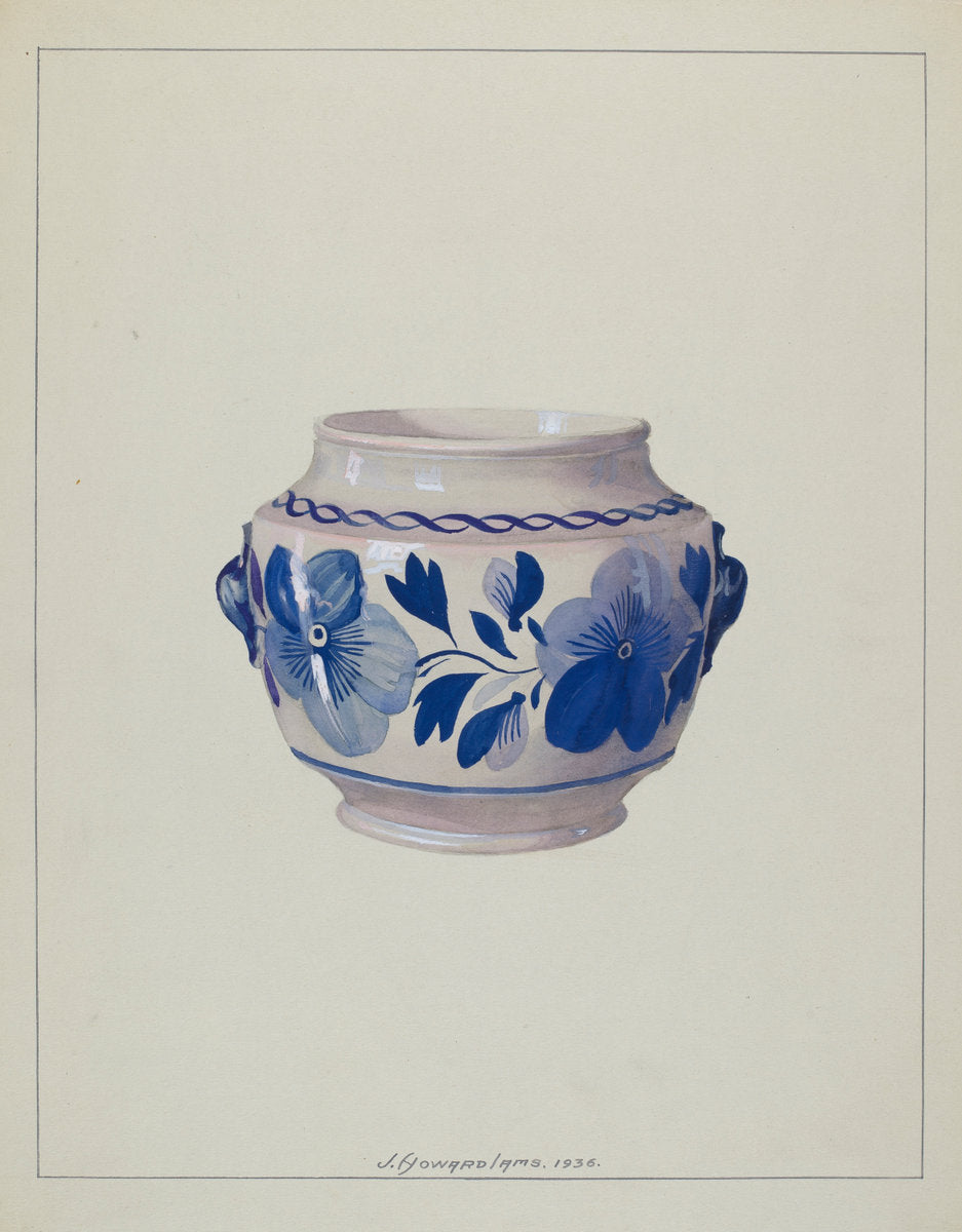 Sugar Bowl by J. Howard Iams (American, active c. 1935), 16X12"(A3)Poster Print