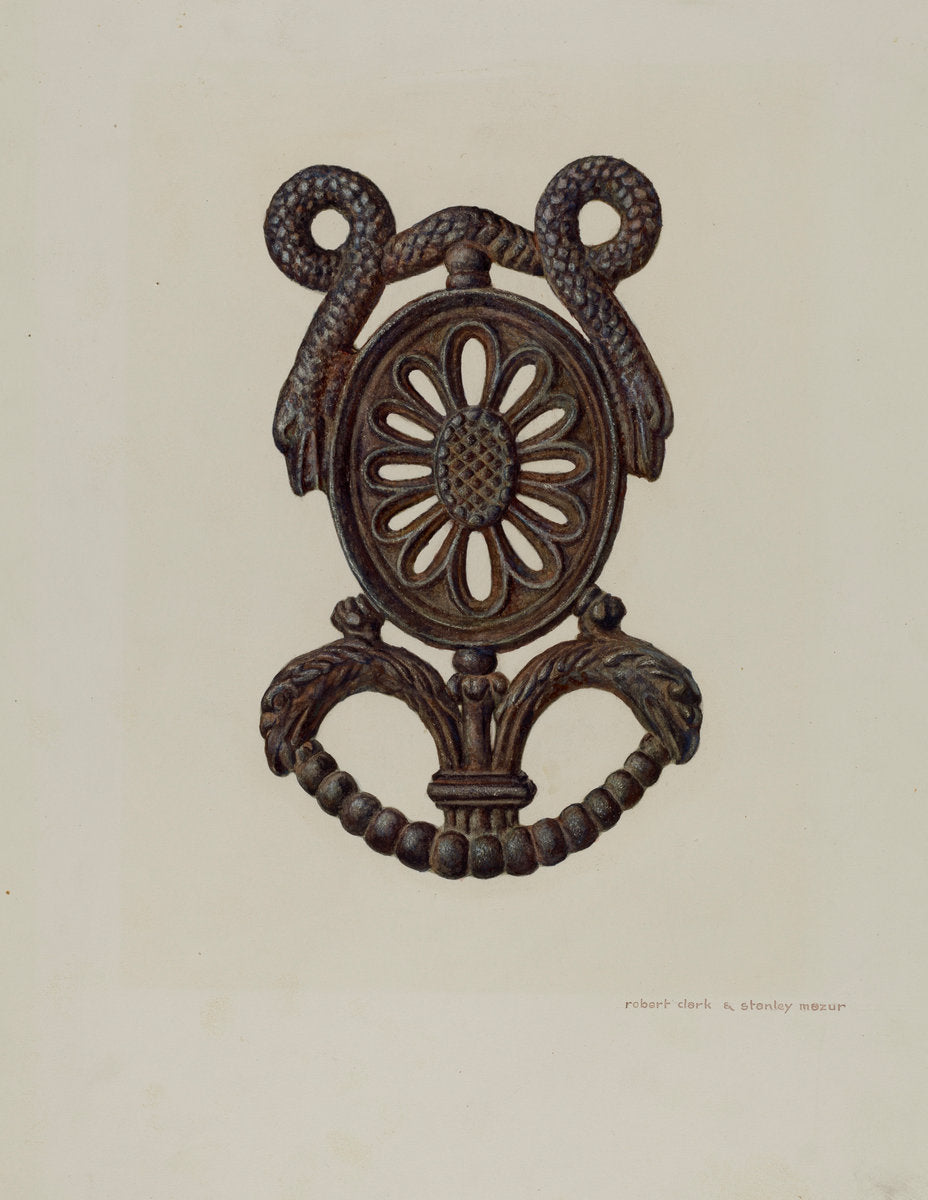Trivet by Robert Clark and Stanley Mazur (American, active c. 1935), 16X12"(A3)Poster Print