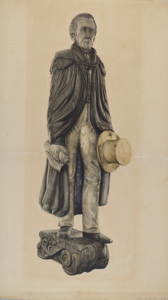 Figurehead by Elizabeth Fairchild (American, active c. 1935), 16X12"(A3)Poster Print